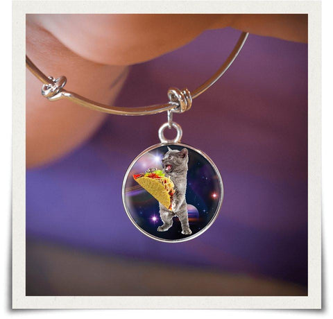 Image of Taco Space Cat Collectible Bangle - Love Family & Home
