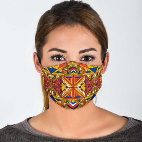 Image of Ethnic Design Face Mask With Filters - Adult and Youth Sizes - Love Family & Home