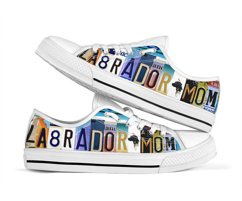 Image of Labrador Mom Low Top Shoes - Love Family & Home