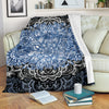 Blue Lotus Fractal Blanket - Love Family & Home