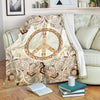 Hippie Floral Peace Blanket - Love Family & Home