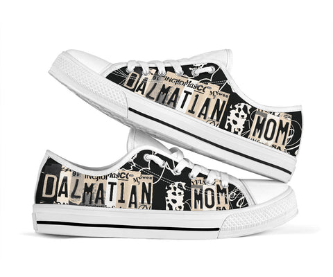 Image of Dalmatian Mom Low Top Shoes - Love Family & Home