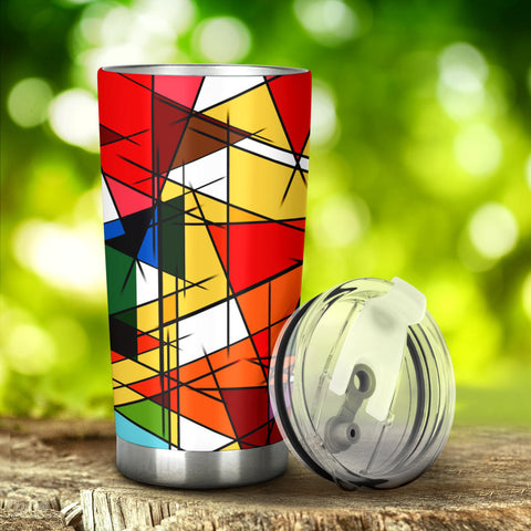 Image of Abstract Tumbler - Love Family & Home