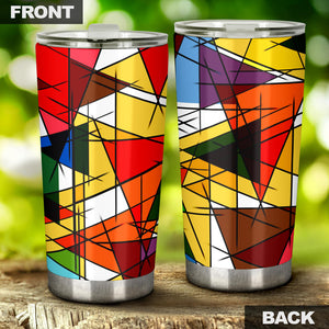 Abstract Tumbler - Love Family & Home