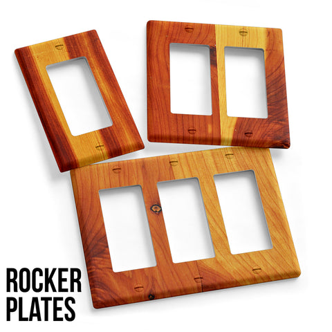 Image of Red Cedar Style Electrical Wall Plates