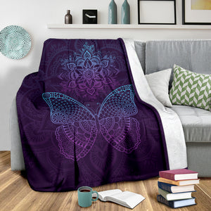 Butterfly Mandala Mood Blanket - Love Family & Home
