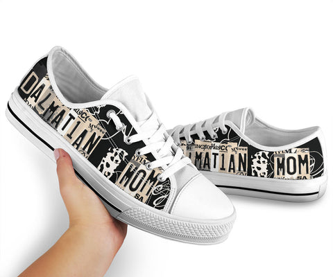 Image of Dalmatian Mom Low Top Shoes - Love Family & Home