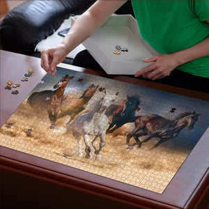 Wild Horses Premium Puzzle - Love Family & Home