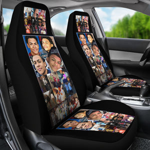 New Collage Jr Car Seat Cover Custom - Love Family & Home