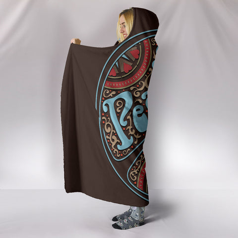 Image of Peace Hippie Love Hooded Blanket - Love Family & Home