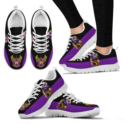 Image of Kobe & Gigi Purple Gold Sneakers -EXP