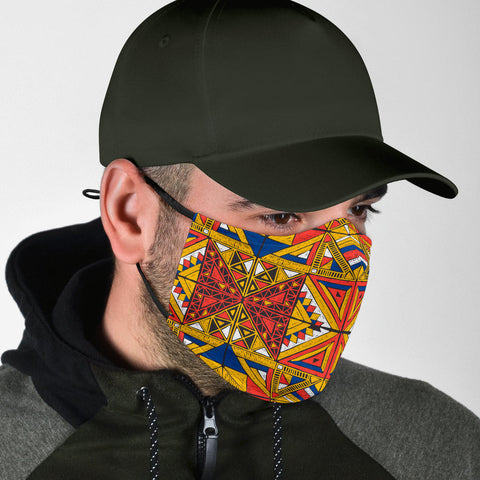 Image of Ethnic Design Face Mask With Filters - Adult and Youth Sizes - Love Family & Home