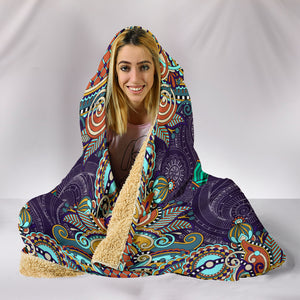 Peace Fractal Mandala Hooded Blanket - Love Family & Home