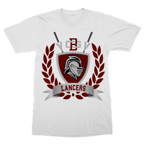 Image of Bell Gardens Lancers Shield T-Shirt - Love Family & Home