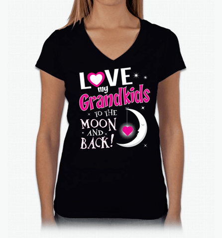I Love My Grandkids To The Moon & Back! Apparel - Love Family & Home