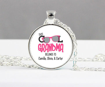 This Cool Grandma Belongs To Personalized Necklace Keepsake - Love Family & Home
